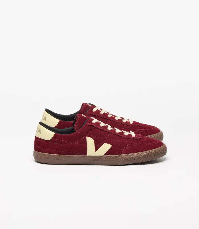 Veja Panenka Quilted Suede with Contrast Logo Red (FU0320897)
