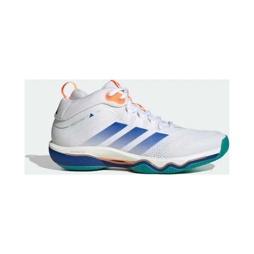 Adidas CRAZYFLIGHT 7 white / Cloud White / Royal Blue (KJ9541)