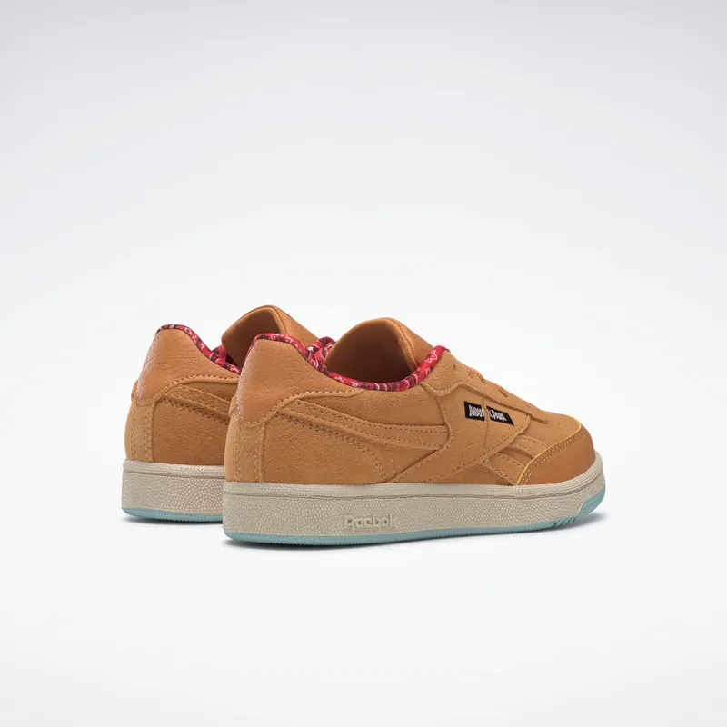 Adidas Jurassic Park Club C 85 Rich Ochre / Diffused Blue / Stadium Red (GZ0537)