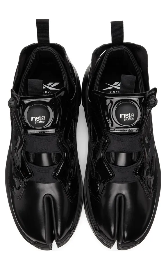 Maison Margiela Black Reebok Edition Tabi Instapump Chunky Sneakers (S57WS0404 P3801) (5)