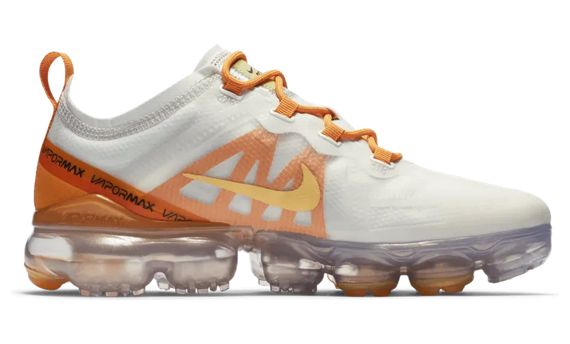 Nike Air VaporMax 2019 White Orange Peel (W)