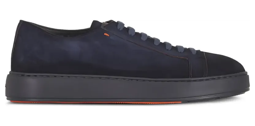 Santoni Sneakers aus Wildleder – Blau (FORDAOLU60)