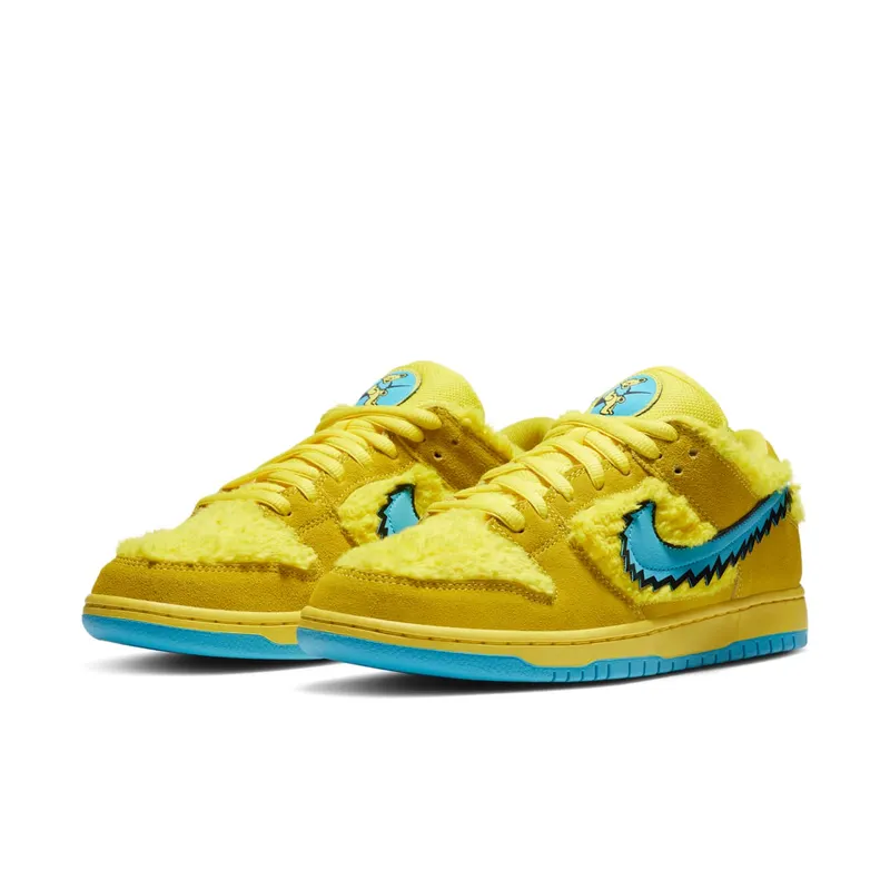 Nike SB Dunk Low Grateful Dead Bears Opti Yellow Opti Yellow/Blue Fury (CJ5378-700)