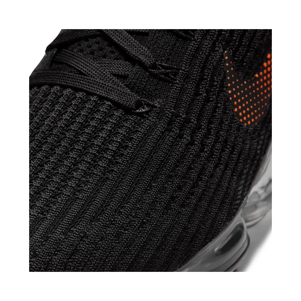 Nike Air VaporMax Flyknit 3 Black Total Orange Dark Smoke Grey (CU1926-001)