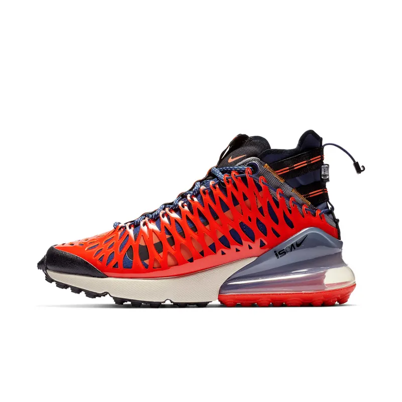 Nike Air Max 270 ISPA Blue Void Terra Orange Blue Void/Black-Terra Orange-Oatmeal (BQ1918-400)