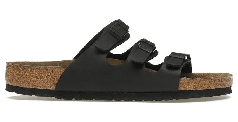 Birkenstock Florida Soft Footbed Birko-Flor Black (53011/53013)