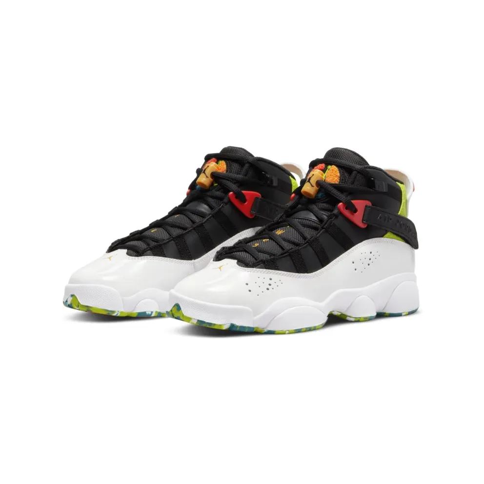 Jordan 6 Rings White Neon Green (GS) (323399-038)