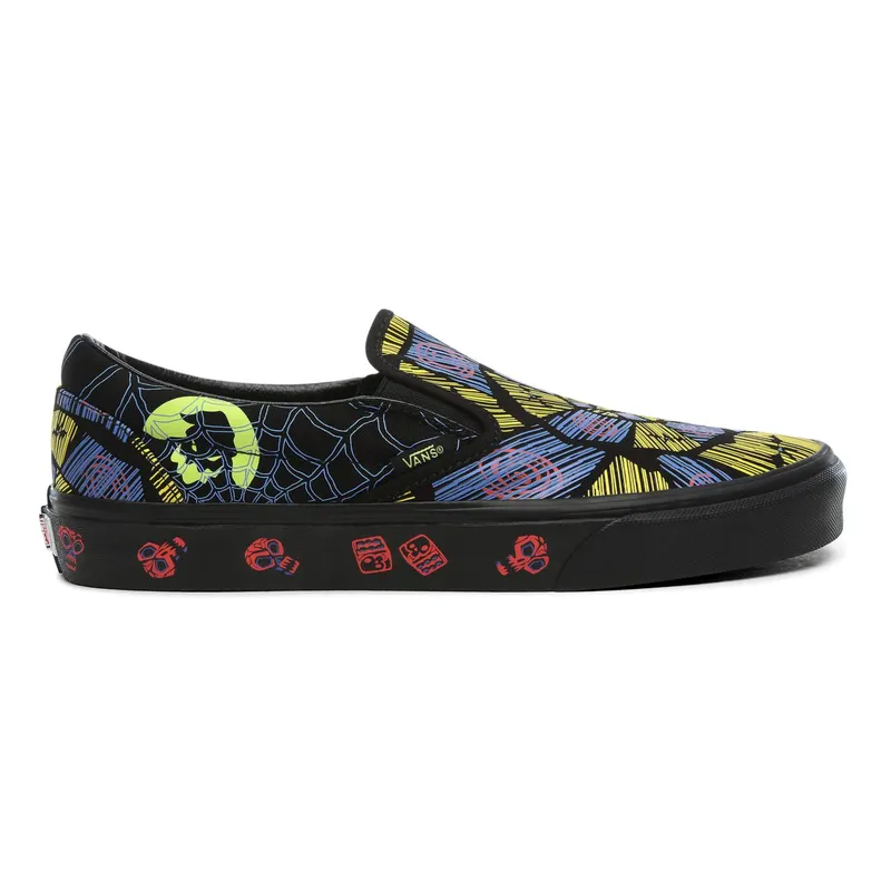 Vans The Nightmare Before Christmas x Classic Slip-On ‘Oogie Boogie’ Black/Multi (VN0A4BV3TA5)