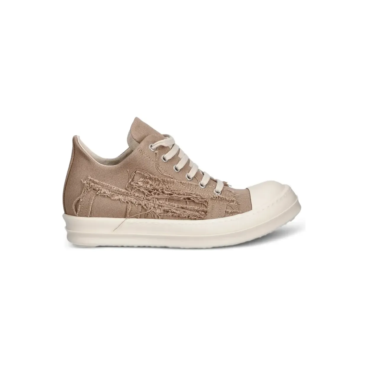 Rick Owens Drkshdw met gerafeld effect “Brown” (DS01F4802SLASH)