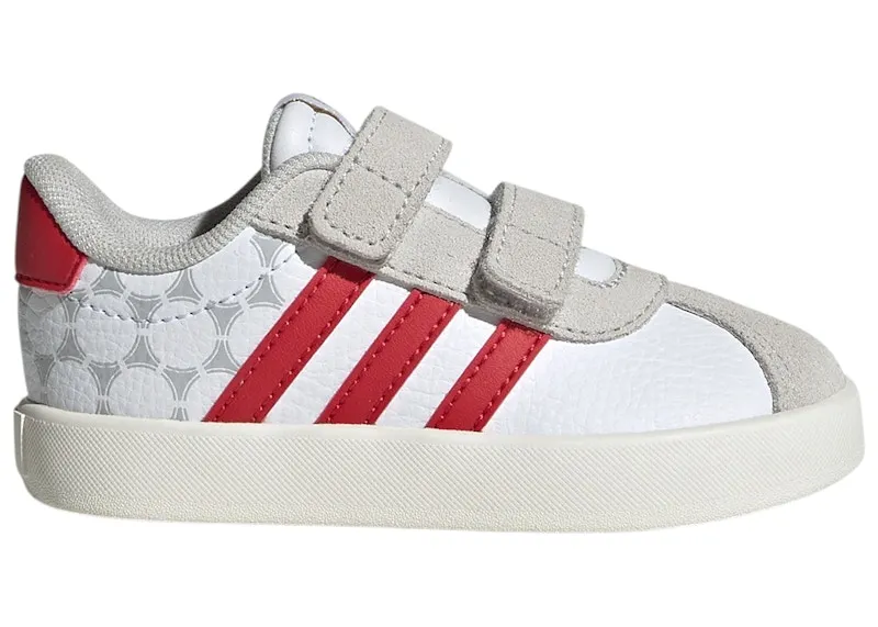 adidas VL Court 3.0 White Team Collegiate Red Off White (KJ6132)