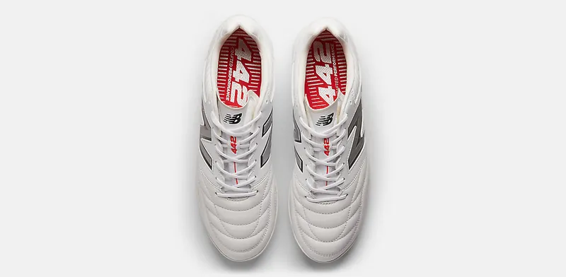 New Balance 442 Pro TF v2 White Black Team Red (MS41TWT2)