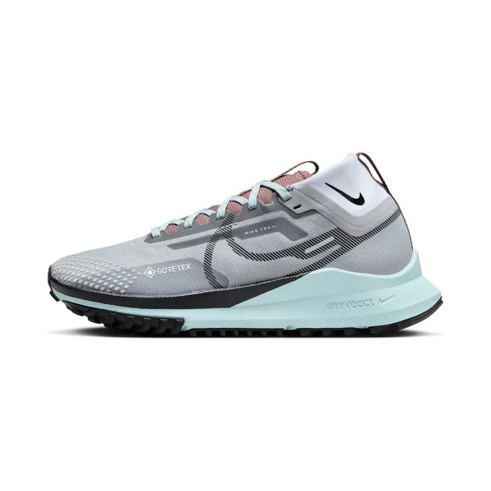 Nike React Pegasus Trail 4 Gore-Tex “Light Smoke Grey Glacier Blue Football Grey Black” (DJ7929-005)