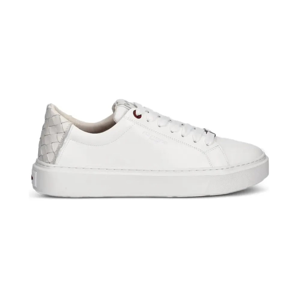 Alexander Smith London woven-detail leather – White (ALBDLDM9108)