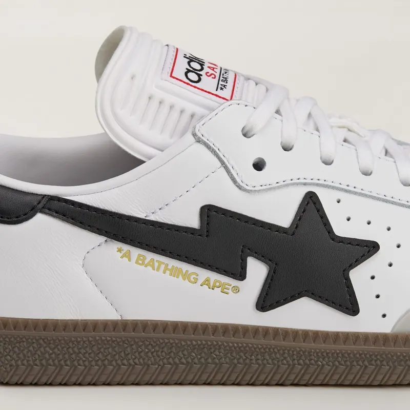 Adidas Samba “Bape – White Black” (JR9245)