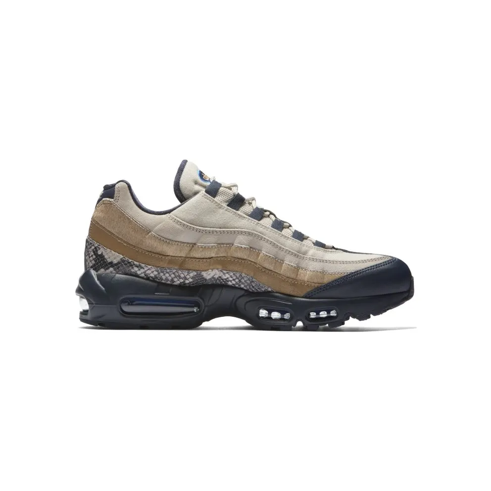 Nike Air Max 95 Snakeskin Newsprint Newsprint/Blue Hero-String-Canteen (AT6152-001)