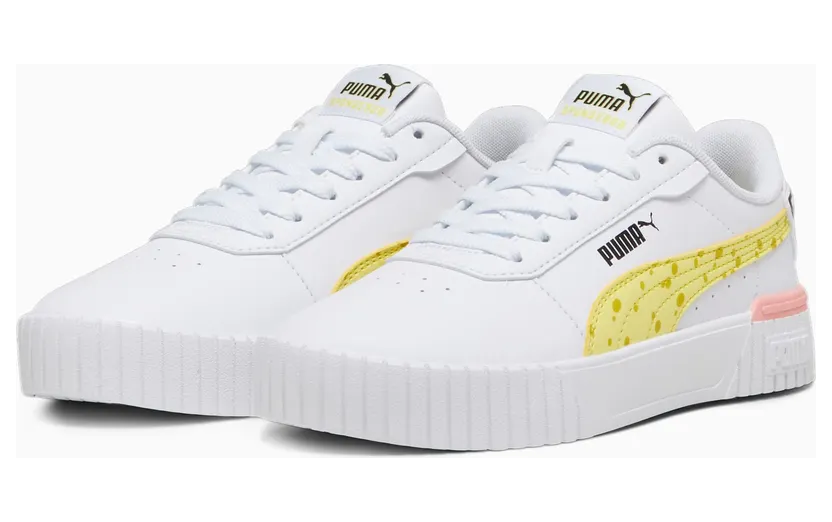 Puma x SPONGEBOB SCHWAMMKOPF Carina 2.0 Teenager Weiß/Rosa (393902-01)