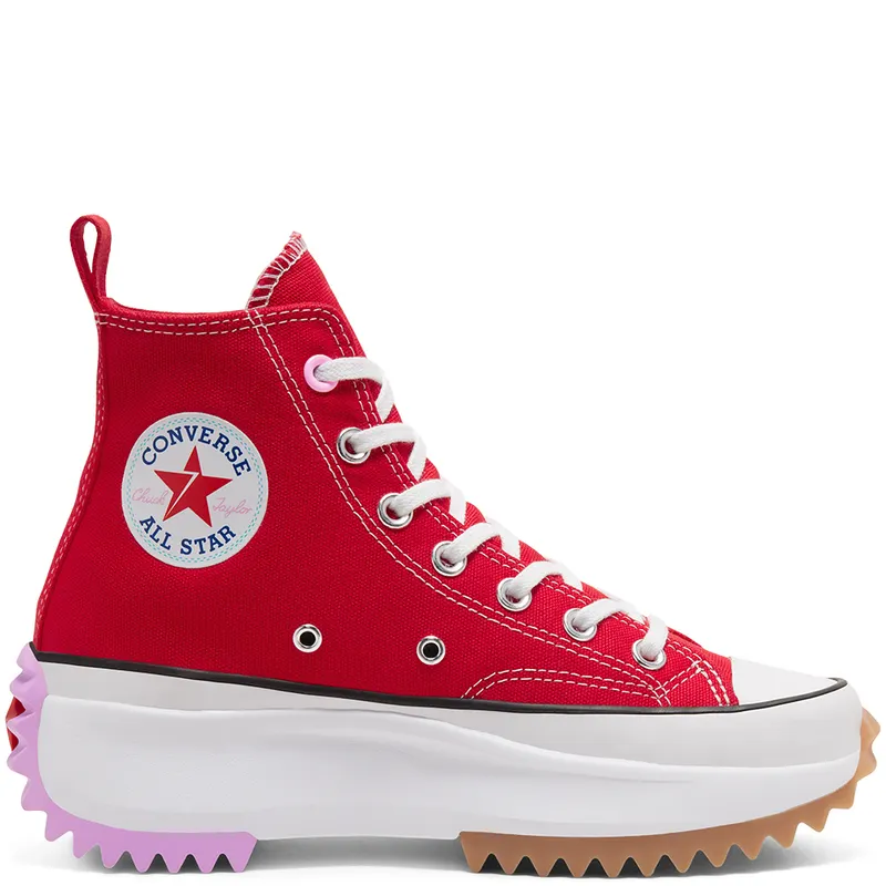 Converse Run Star Hike Hi University Red University Red/Peony Pink-White (167107C)