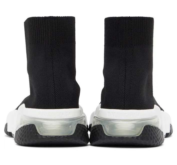 Balenciaga Black Clear Sole Speed Sneakers (607543 W2DB6) (4)