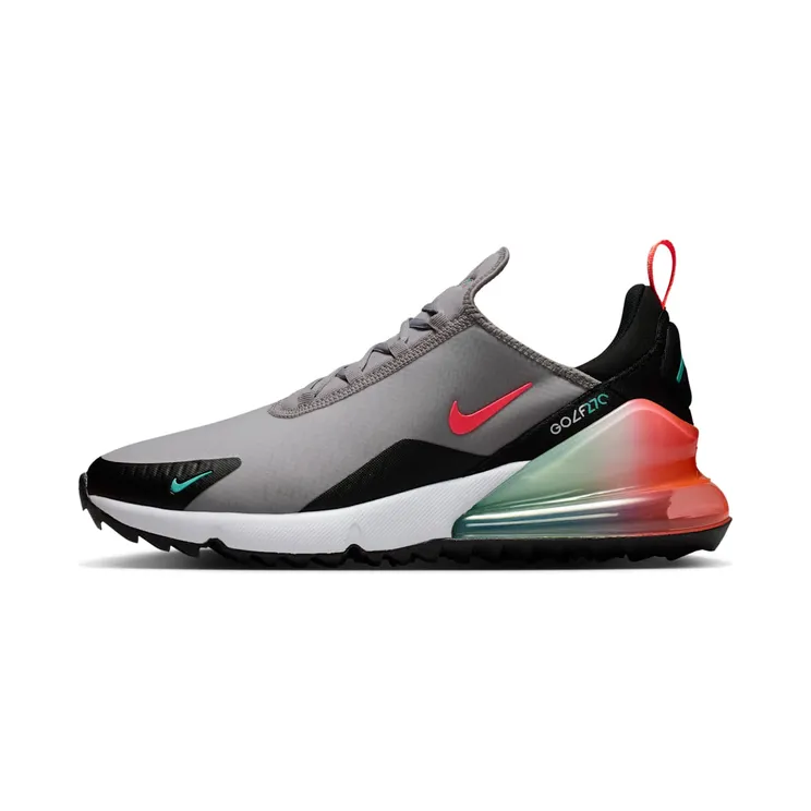 Nike Air Max 270 Golf “Atmosphere Grey / White / Black / Hot Punch” (CK6483-024)