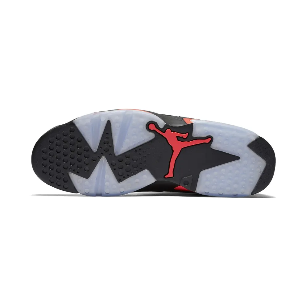 Air Jordan Nike AJ 6 VI Retro Infrared Black (JUMPMAN) (2014) (384664-023)