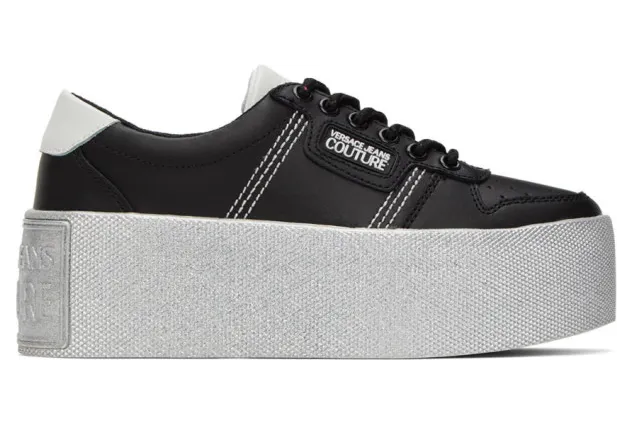 Versace Jeans Couture Black High Box Sneakers (EE0VZBSH5E71563E899)
