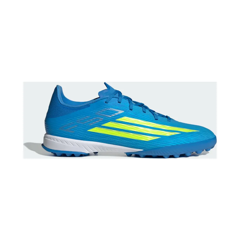 adidas F50 League Turf Football “Lucid Ray Blue / Team Solar Yellow 2 / Lucid Aquamarine” (JR8975)