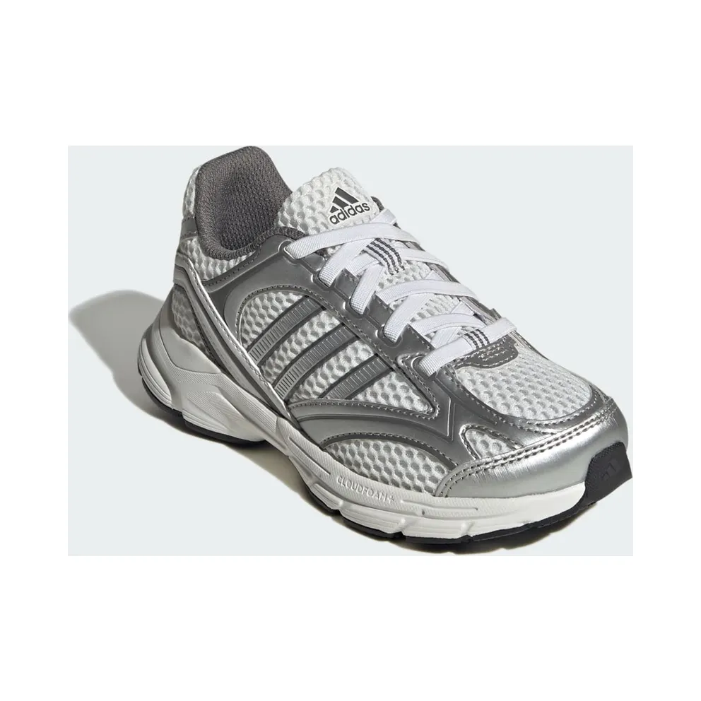 Adidas SPIRITAIN Shoes KIDS Crystal White / Silver Metallic / Grey Four (LA5196)