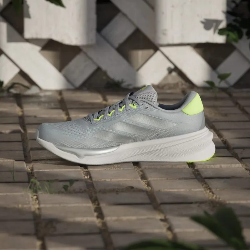 Adidas Supernova Stride 2.0 Running Shoes Halo Silver / Silver Metallic / Lucid Lemon (JP6187)