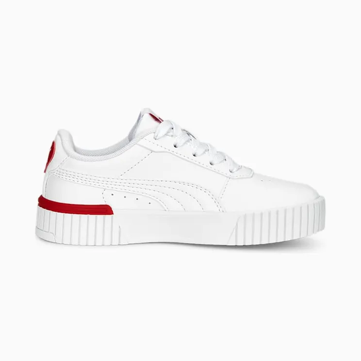 Puma Carina 2.0 Red Thread PS “White / Red” (389747-01)