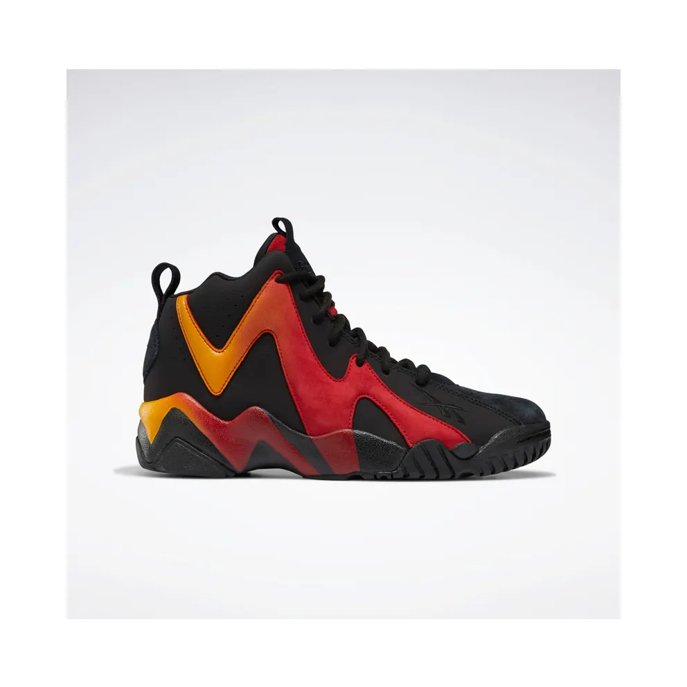 Reebok Kamikaze II Black / Flash Red / Semi Solar Gold (H01318)