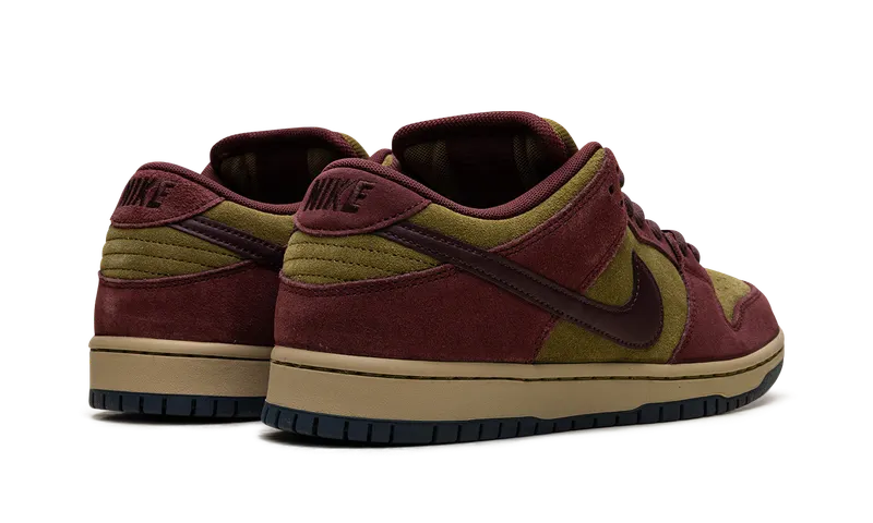 Nike SB Dunk Low “Burgundy Crush / Olive Flak” (HQ1625-600)