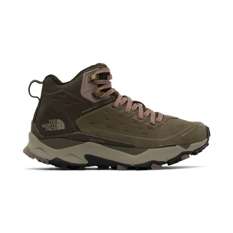 The North Face Brown Exploris Mid Sneakers (NF0A5G3A)