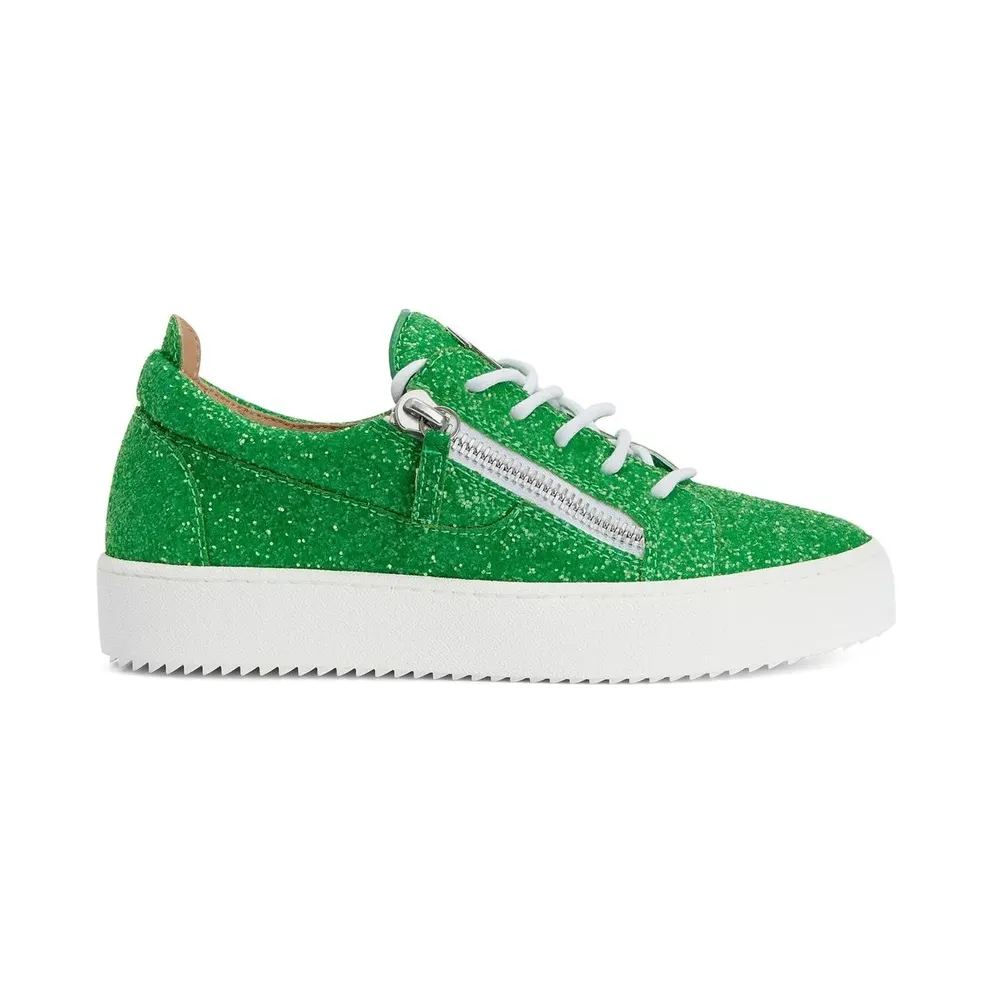 Giuseppe Zanotti Gail with glitter – Green (RW20006002)