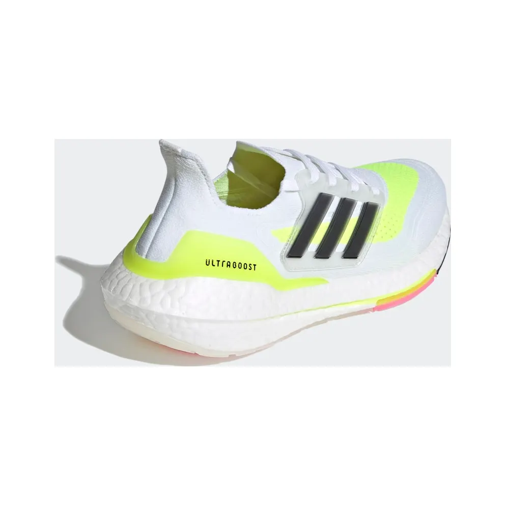 Adidas UltraBoost 21 ‘White Solar Yellow’ Cloud White/Core Black/Solar Yellow (FY0401)