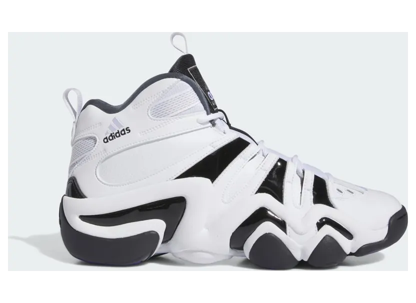 adidas Crazy 8 Basketballschuh Cloud White / Core Black / Collegiate Purple (IE7198)