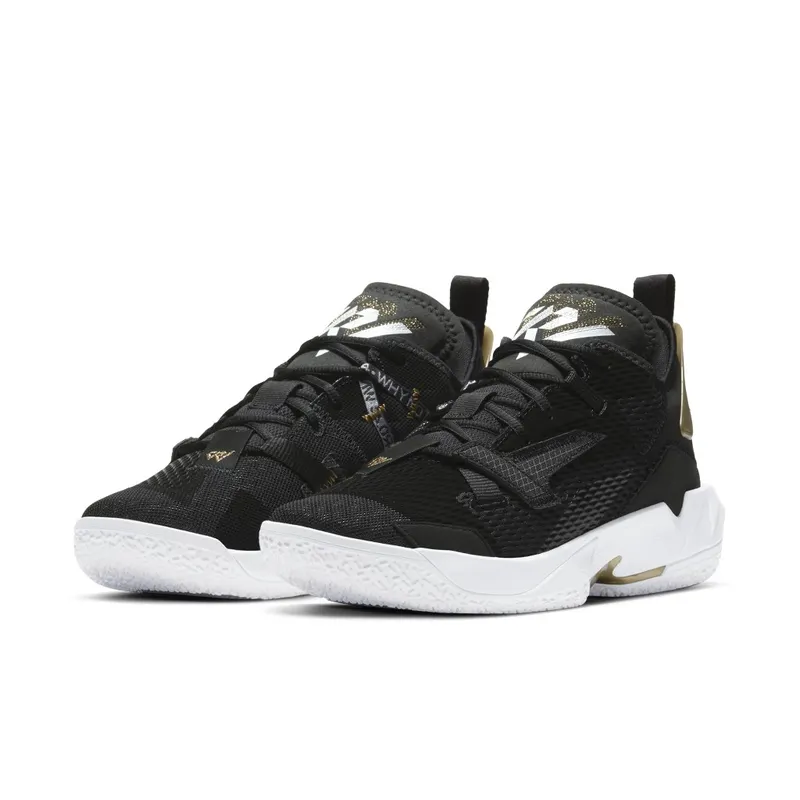 Jordan Why Not Zer0.4 PF ‘Family’ Black/White/Metallic Gold (CQ4231-001)