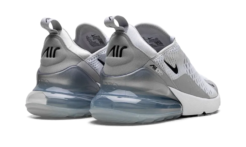 Nike Air Max 270 “Pure Platinum Light Smoke Grey Metallic Silver Black” (AH6789-018)
