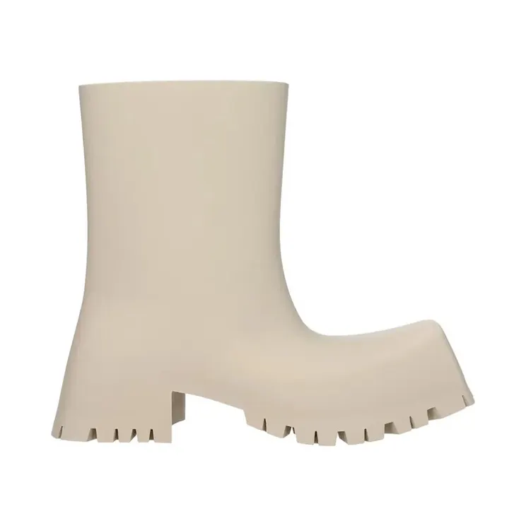 Balenciaga Trooper Rubber Boot Light Beige (679326W0FO82000)