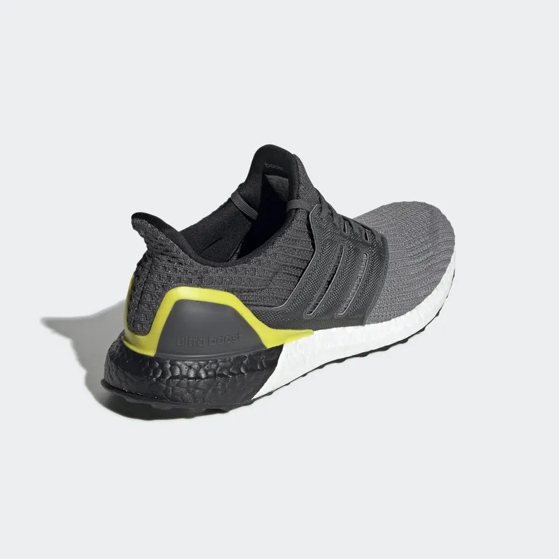 adidas Ultra Boost 4.0 Grey Black Yellow Grey Three/Grey Six/Core Black (G54003)