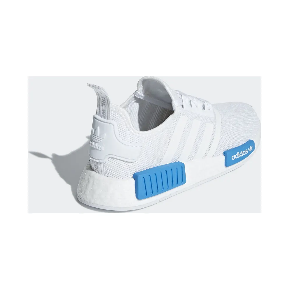 adidas NMD R1 Cloud White Bright Blue (Youth) Cloud White/Cloud White/Bright Blue (AQ1785)