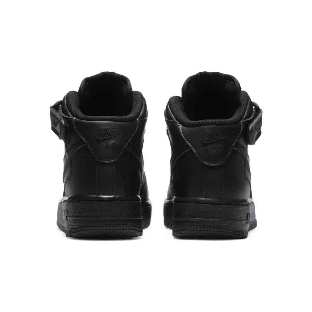Nike Air Force 1 Mid Black 2014 (GS) Black/Black (314195-004)