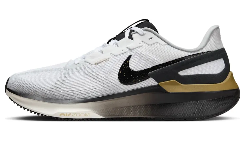 Nike Structure 25 White Metallic Gold Light Smoke Grey Black (HQ3660-100)