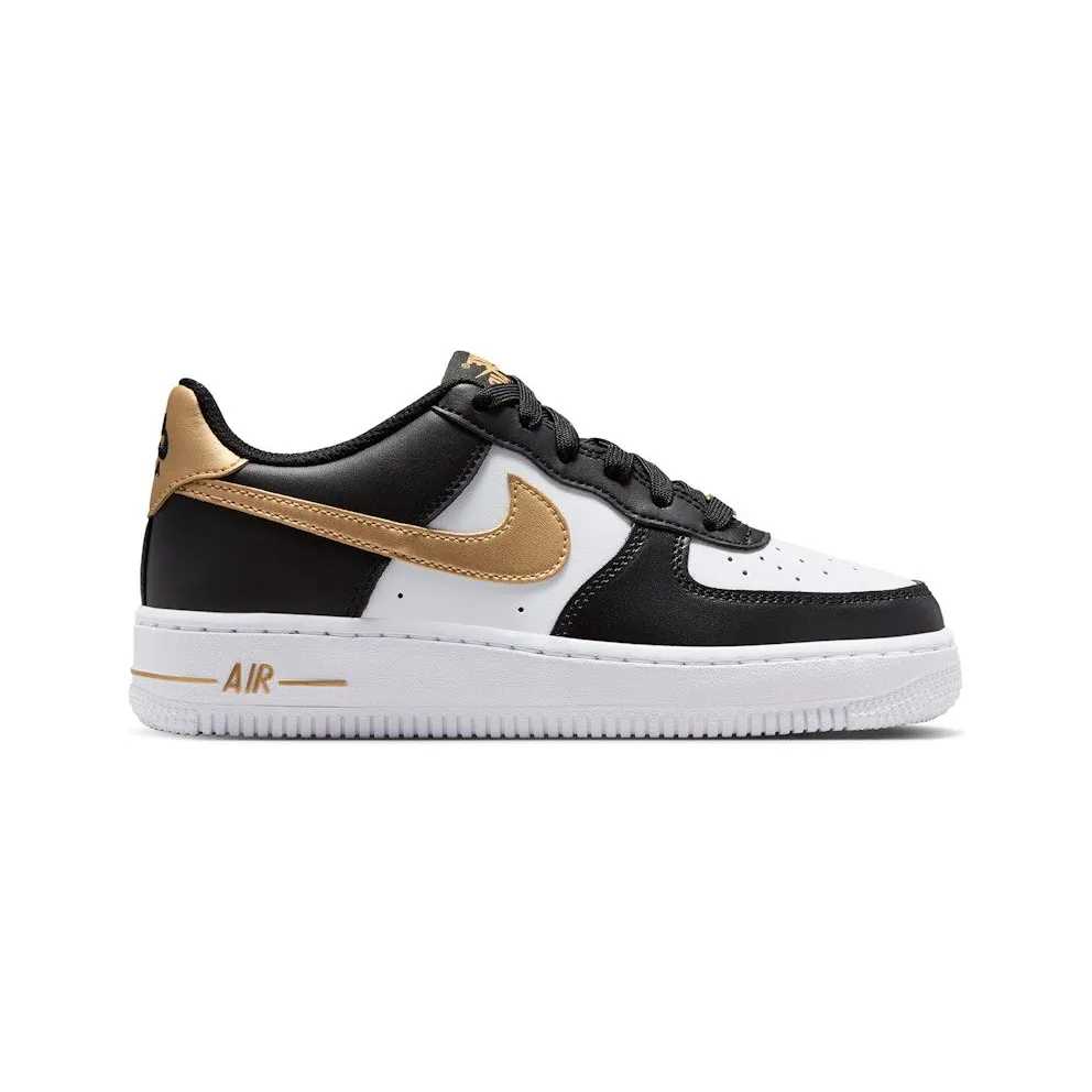 Nike Air Force 1 Low Black White Metallic Gold (CT3839-009)