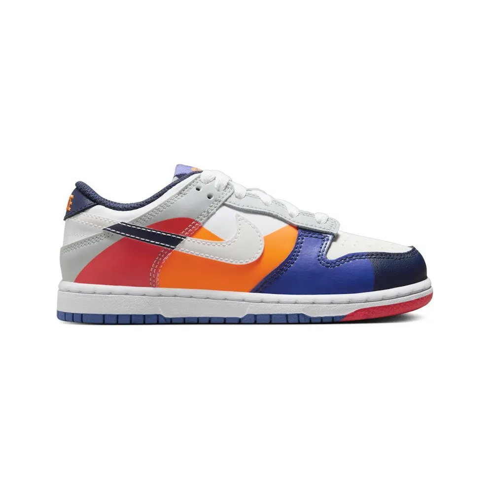 Nike Dunk Low SE White Light Silver Midnight Navy (FQ7673-100)