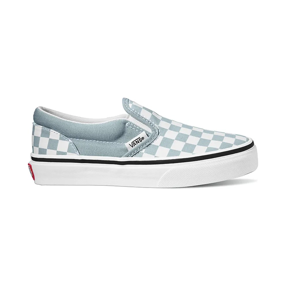 Vans Kids Blue & White Classic Slip-On Little Kids (VN0A4BUTBD2)