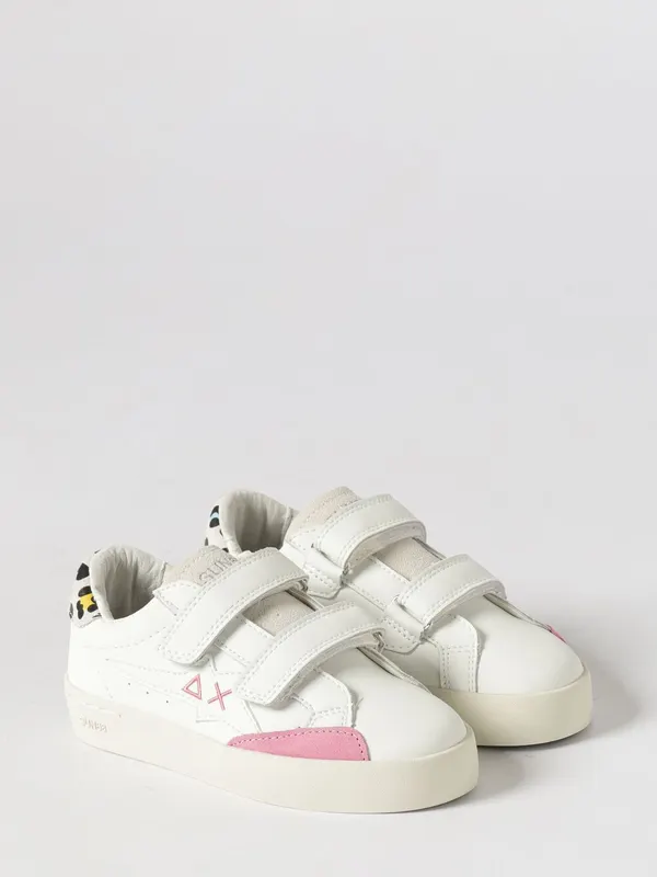 Sun68 Leather and Glitter White 1 (Z364420151)