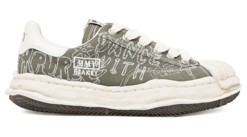 Maison MIHARA YASUHIRO Sneakers mit grafischem Print – Grün (MHRSN0GREENMQGRX440)