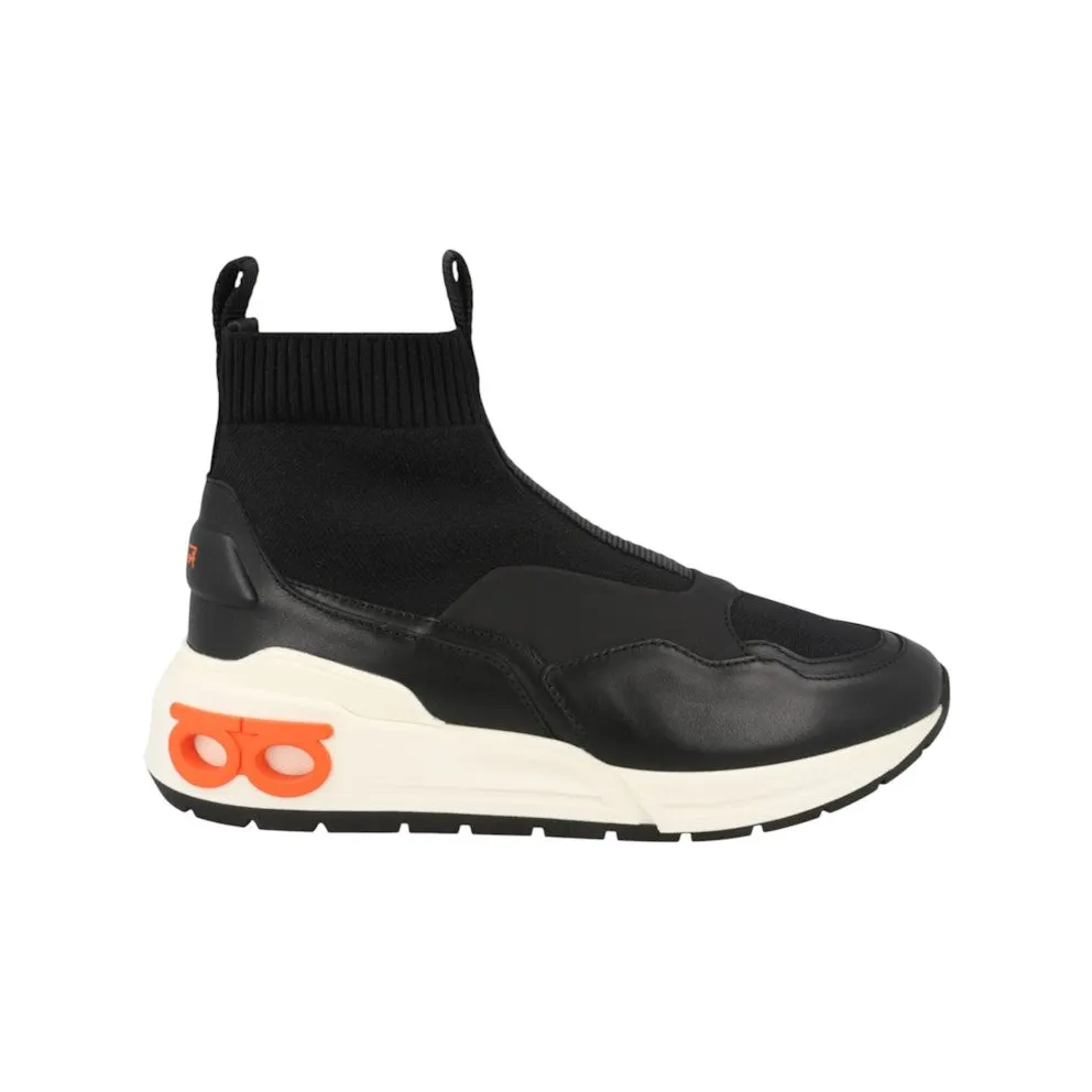 Ferragamo Cosma Sock High-Top Black (030368-759688-M)