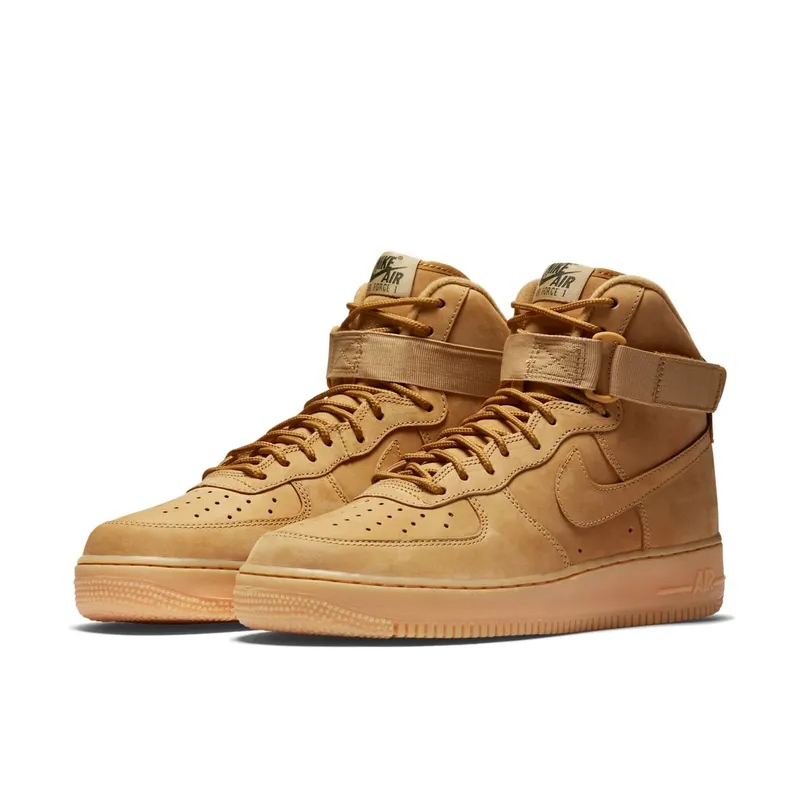 Nike Air Force 1 High Flax (2018) Flax/Flax-Outdoor Green-Gum Light Brown (882096-200)