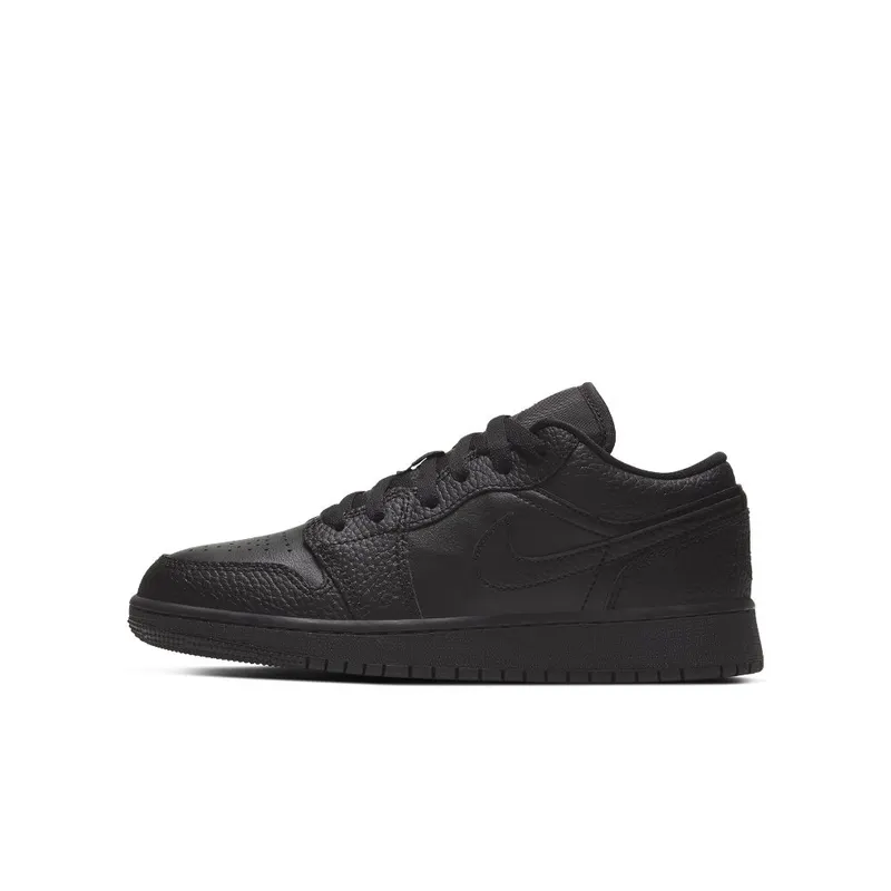 Air Jordan 1 Low Older Kids’ Black (553560-091)